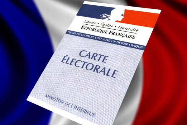 French electoral voter card